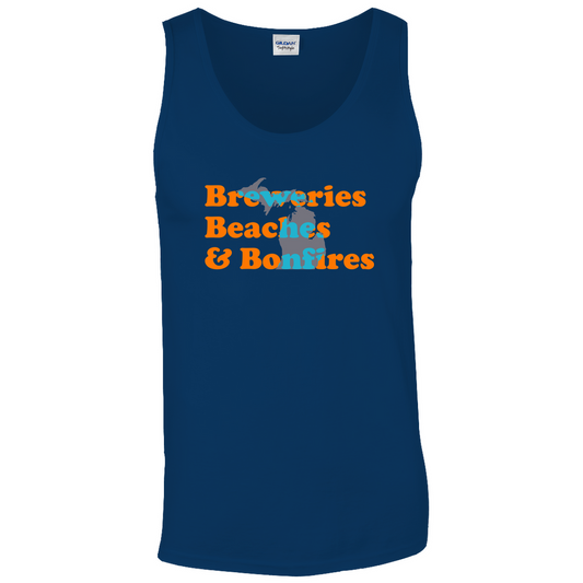 Breweries Beaches & Bonfires Tank Top