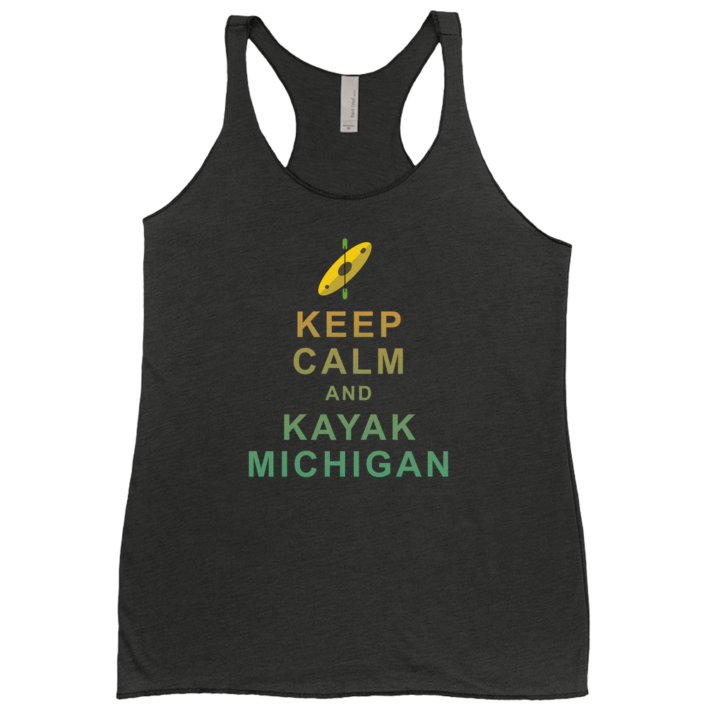 Keep Calm and Kayak Michigan - Women's Tank Top