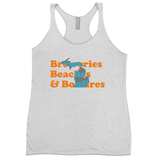 Breweries Beaches & Bonfires Women's Tank Top