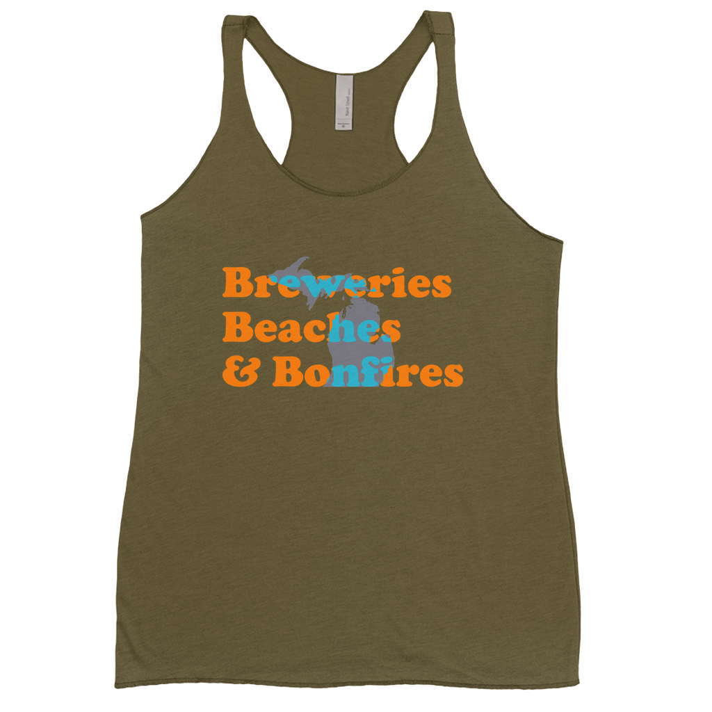 Breweries Beaches & Bonfires - Women's Tank Top