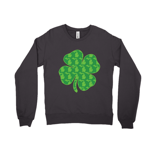 Michigan St Patrick's Day Classic Crew Sweatshirt 