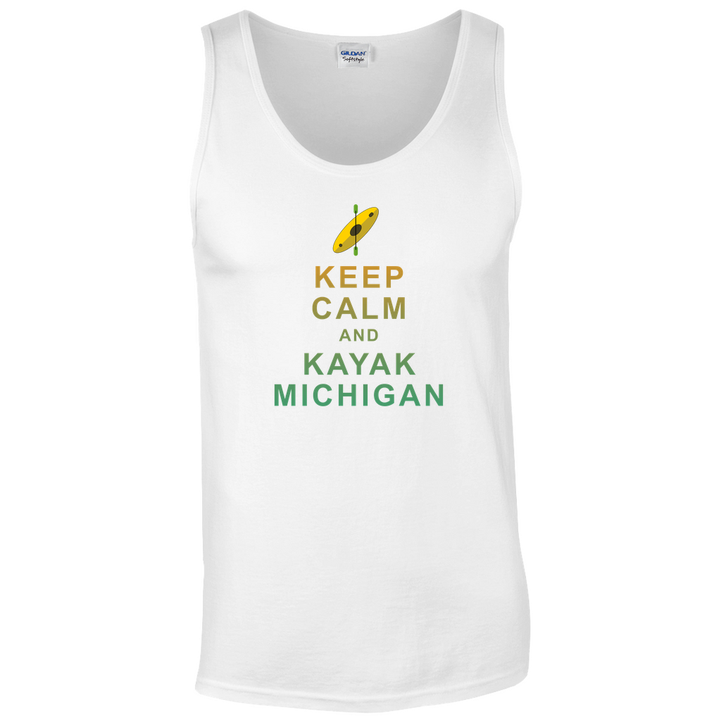 Keep Calm and Kayak Michigan - Tank Top