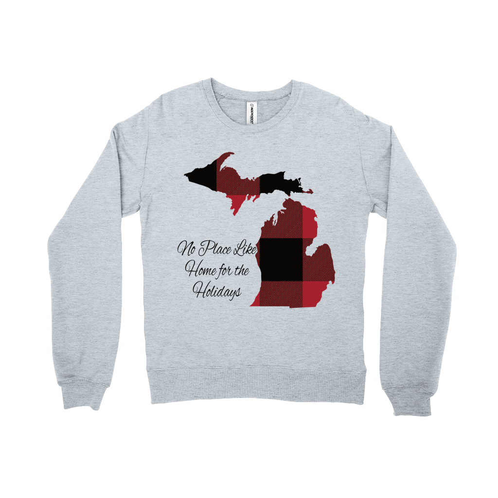 Red Buffalo Check Michigan Christmas Sweater