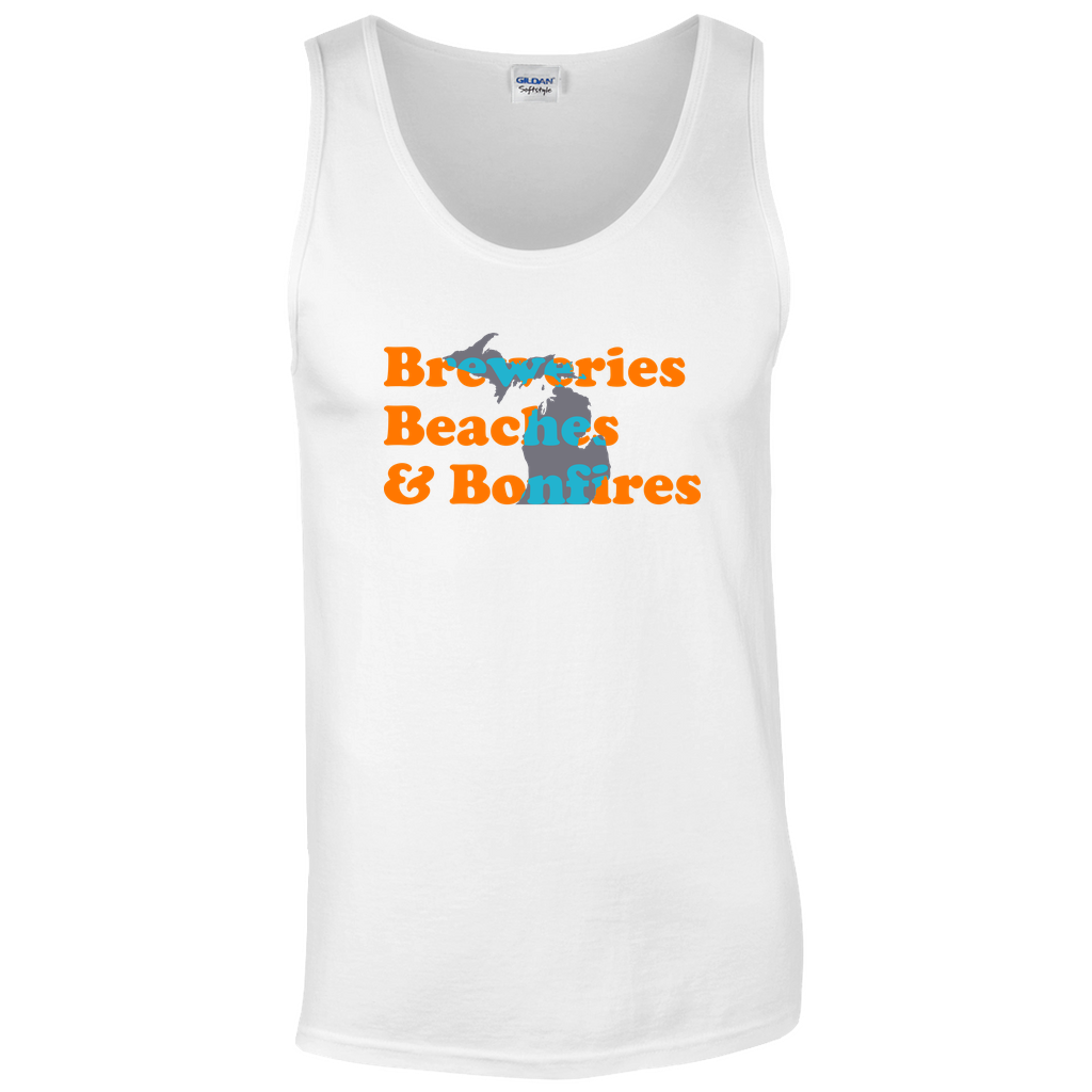 Breweries Beaches & Bonfires - Tank Top