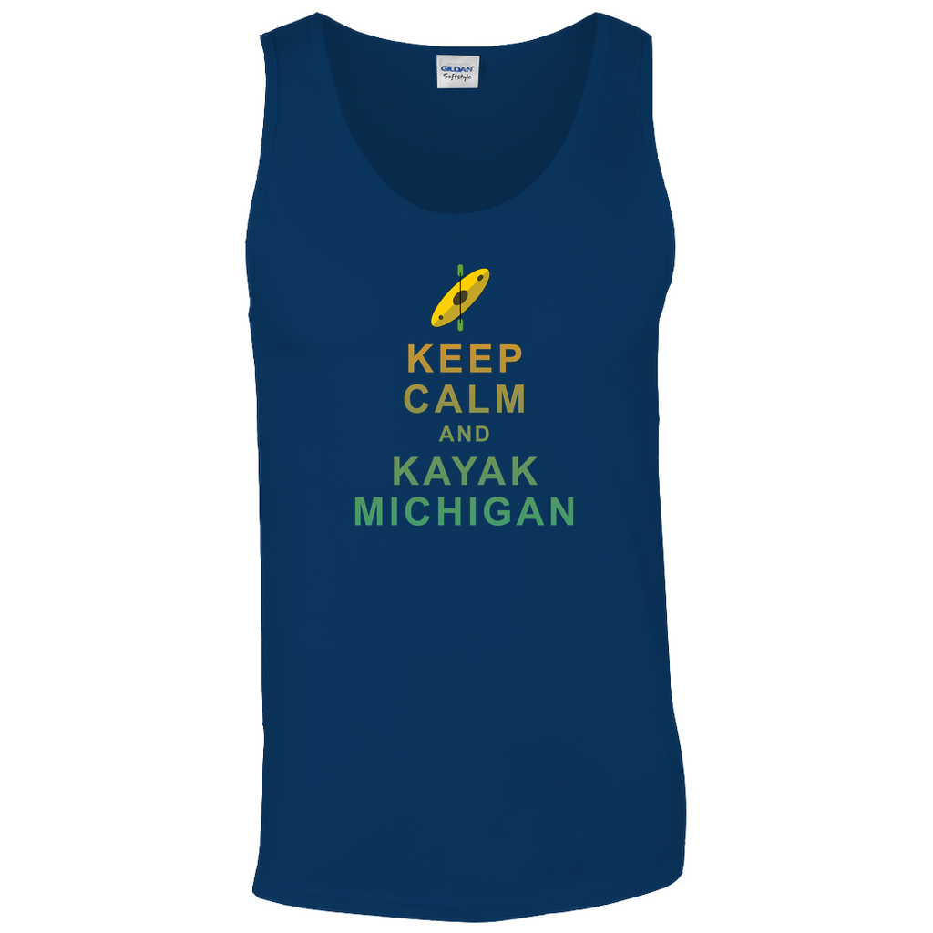 Keep Calm and Kayak Michigan - Tank Top