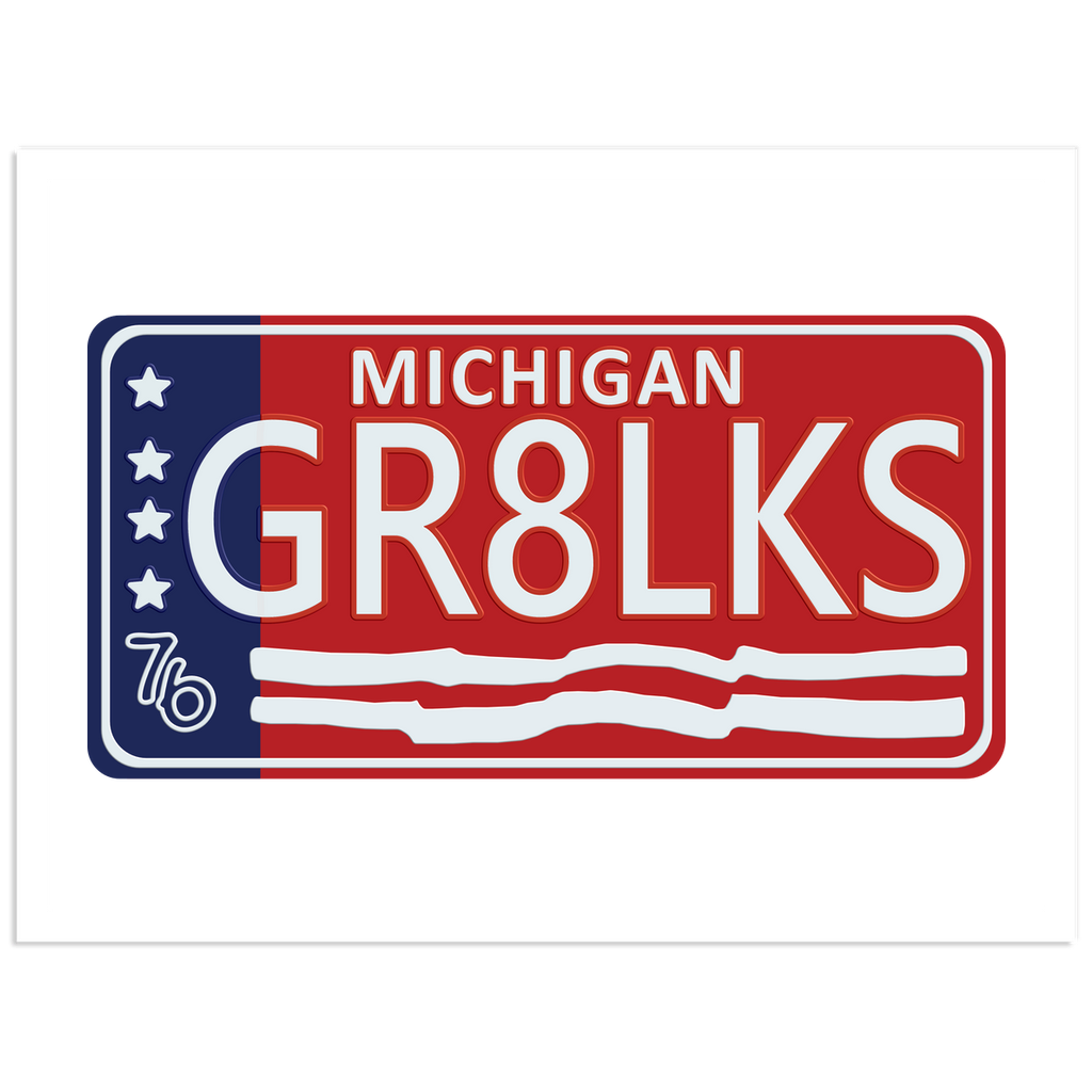 Great Lakes State - Variety 4 Pack Premium Vinyl Stickers