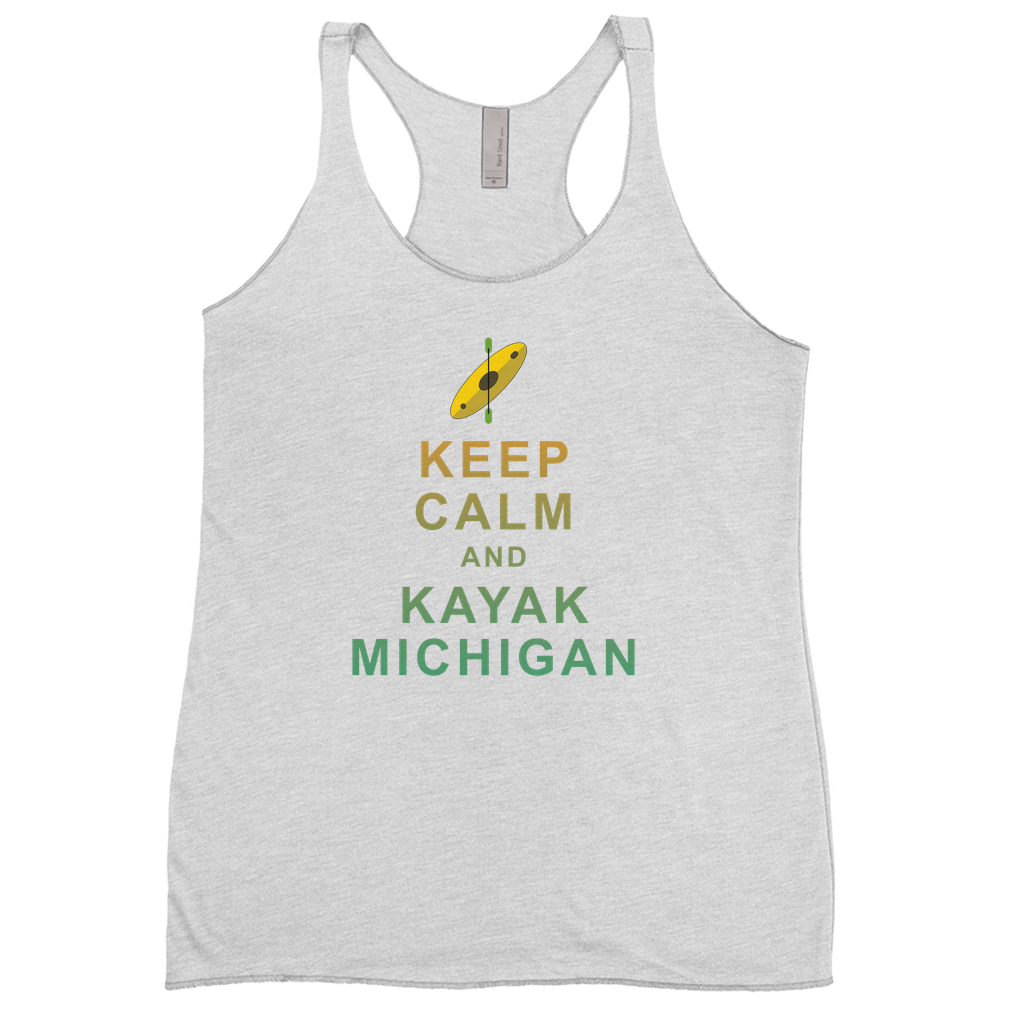 Keep Calm and Kayak Michigan Women's Tank Top