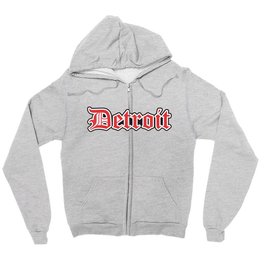 Detroit Hockey Town Full Zip Hoodie