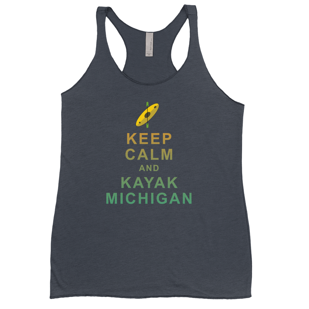 Keep Calm and Kayak Michigan - Women's Tank Top