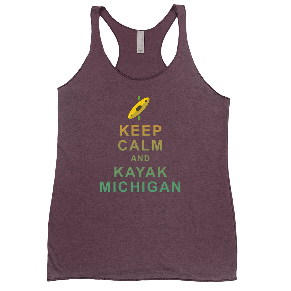 Keep Calm and Kayak Michigan - Women's Tank Top