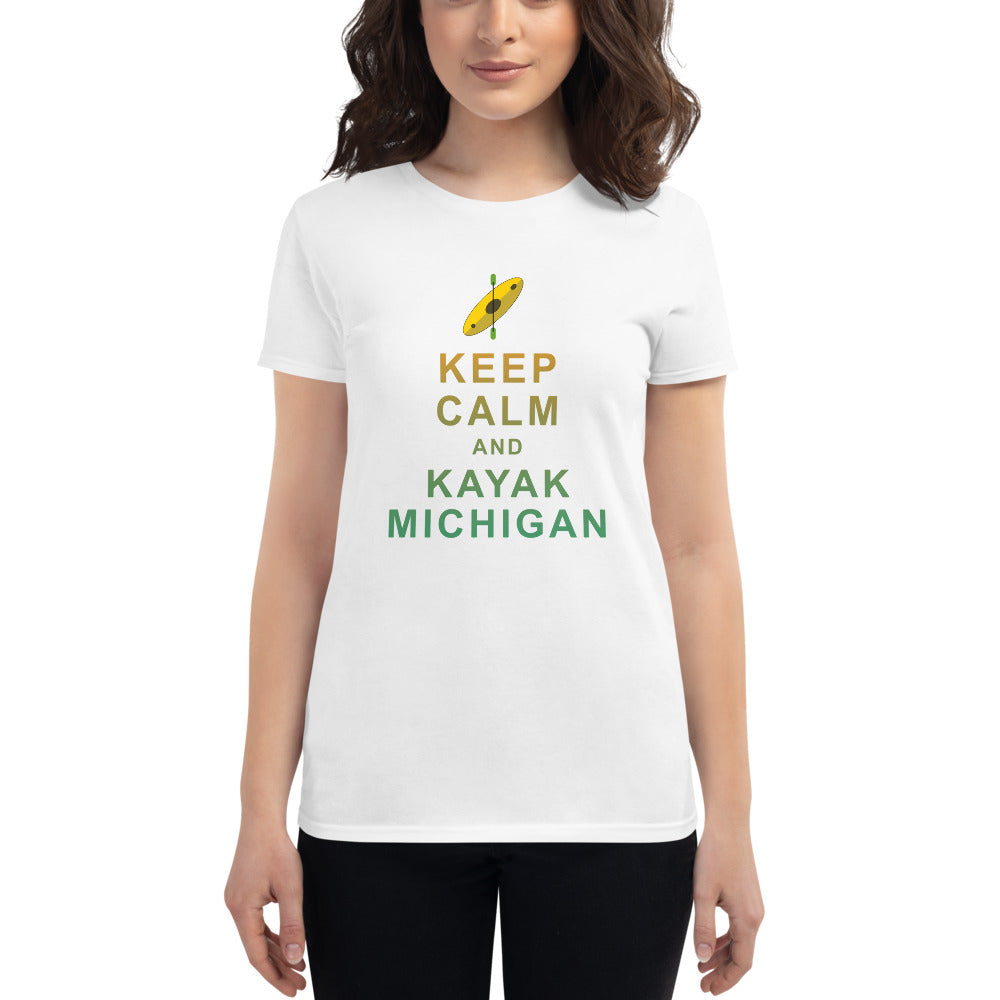 Keep Calm and Kayak Michigan - Women's