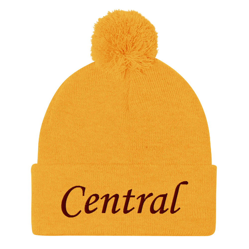 Central Michigan Pom-Pom Beanie