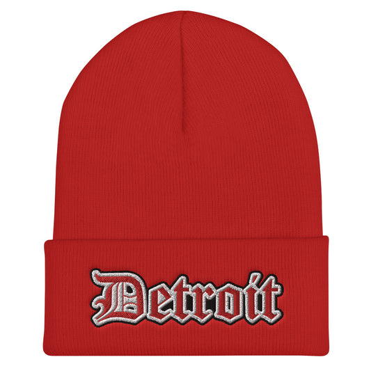 Detroit Hockey Town - Cuffed Beanie