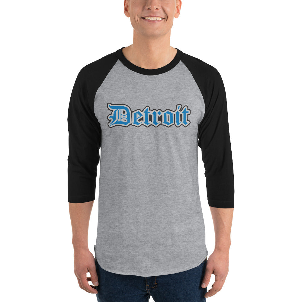 Fall in the D - 3/4 sleeve raglan shirt