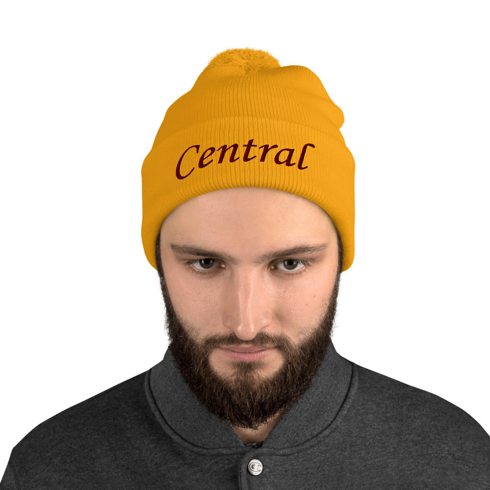 Central Michigan - Pom-Pom Beanie