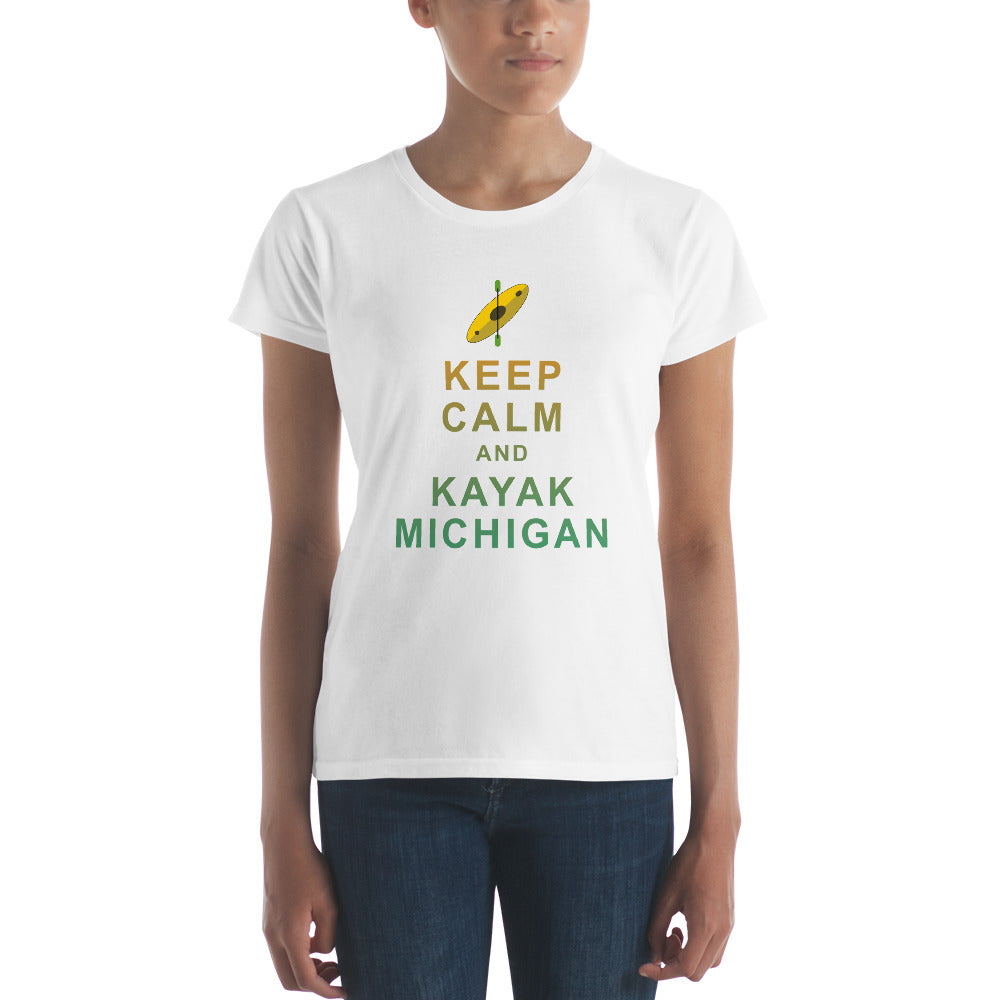 Keep Calm and Kayak Michigan - Women's