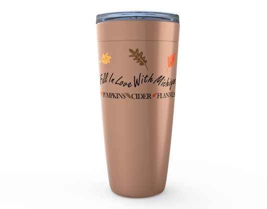 Fall in Love with Michigan - 20oz Viking Tumblers