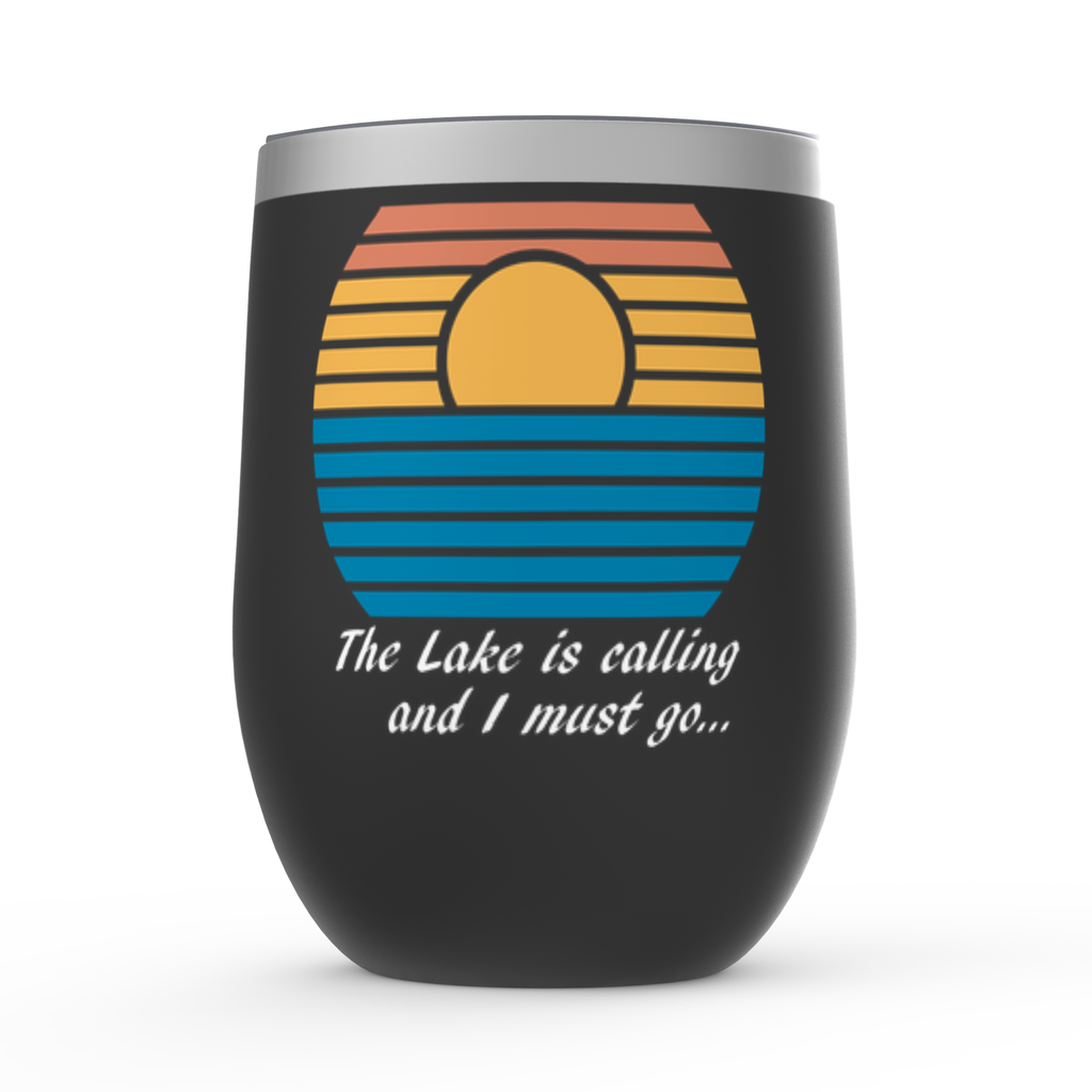 The Lake is Calling - Wine Tumblers