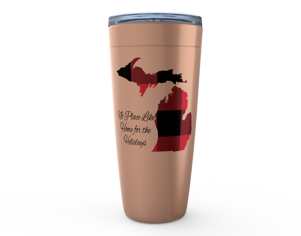 Red Buffalo Check - Michigan Coffee Tumbler