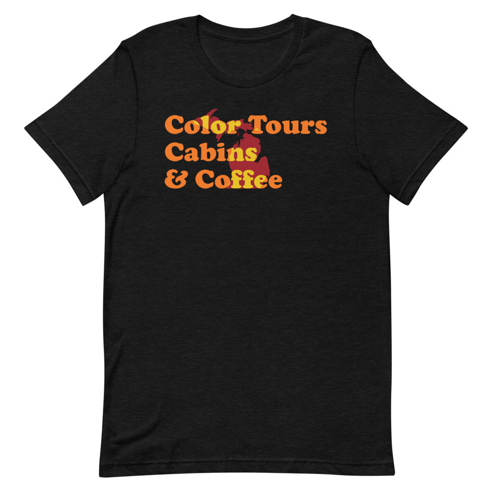 Color Tours Cabins and Coffee | Michigan Fall Shirt